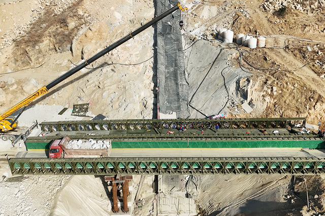 Lalin Railway Trestle In Xizang