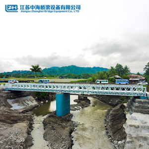 Compact 200 Double Row Double Layer Reinforced Bailey Bridge for Construction
