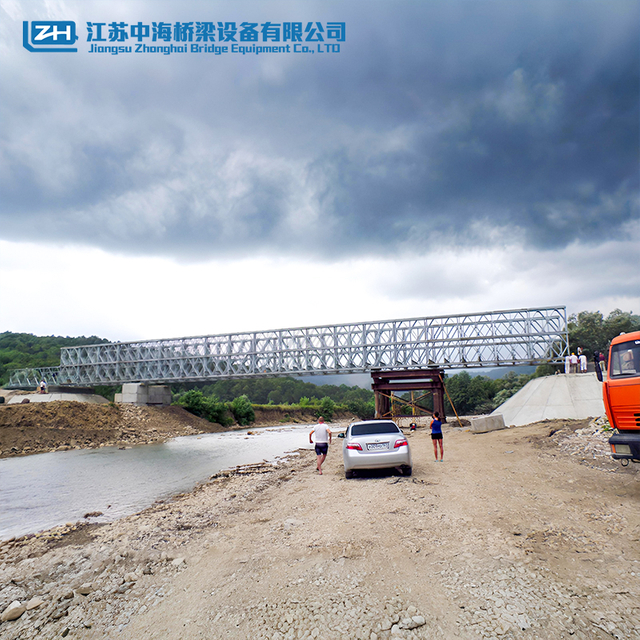 Factory Customized Steel Structure Bailey Bridge Prefabricated Pedestrian Steel Frame Truss Bridge