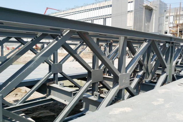 Shanghai Construction Engineering Project Steel Bridge