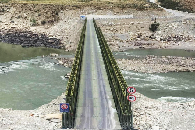 Lalin Railway Trestle In Xizang