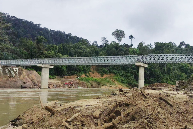 106 Meter Steel Bridge In Malaysia