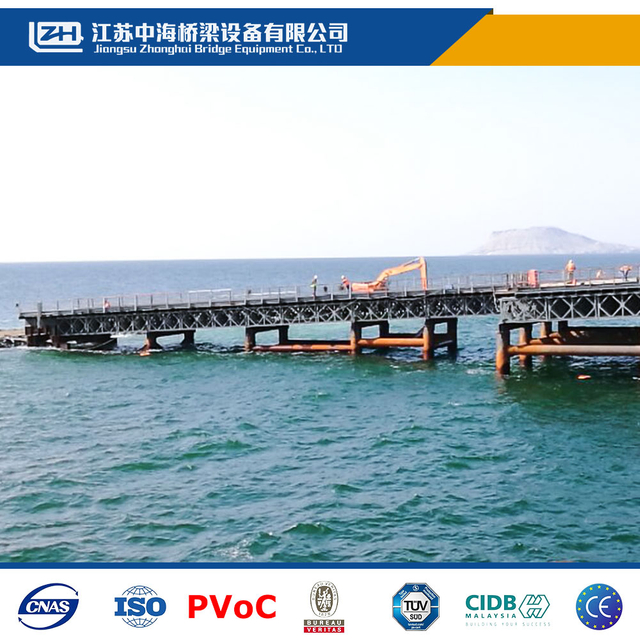 Steel Bridge Metal Bailey Bridges for Sale Triangle Truss Series Steel Structure Bridge Durable