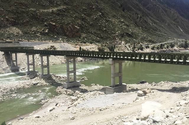 Lalin Railway Trestle In Xizang